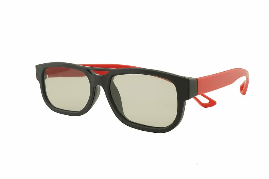 Eyewear, Cinema, Three Dimensional, red, sunglasses, white background HD wallpaper