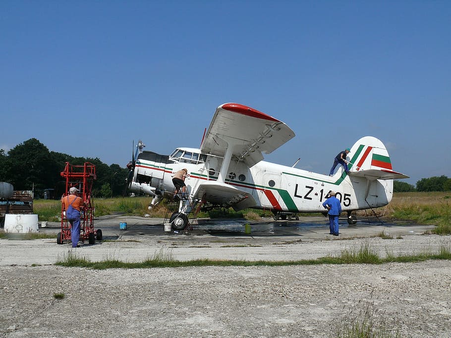 bulgaria, plane, agriculture, agricultural aircraft, biplane, HD wallpaper