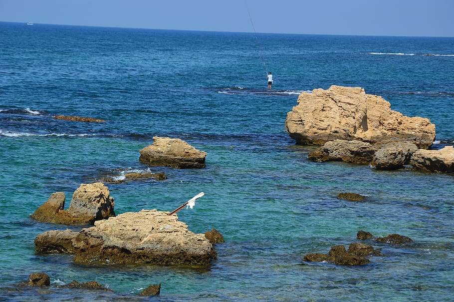 Hd Wallpaper Lebanon Sea Mediterranean Water Rocky Coast