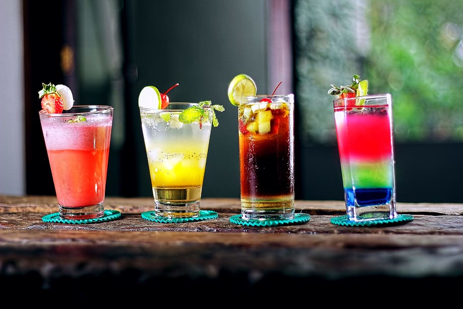 cold, bar, party, cocktail, alcoholic beverages, drink, drinking glasses, HD wallpaper