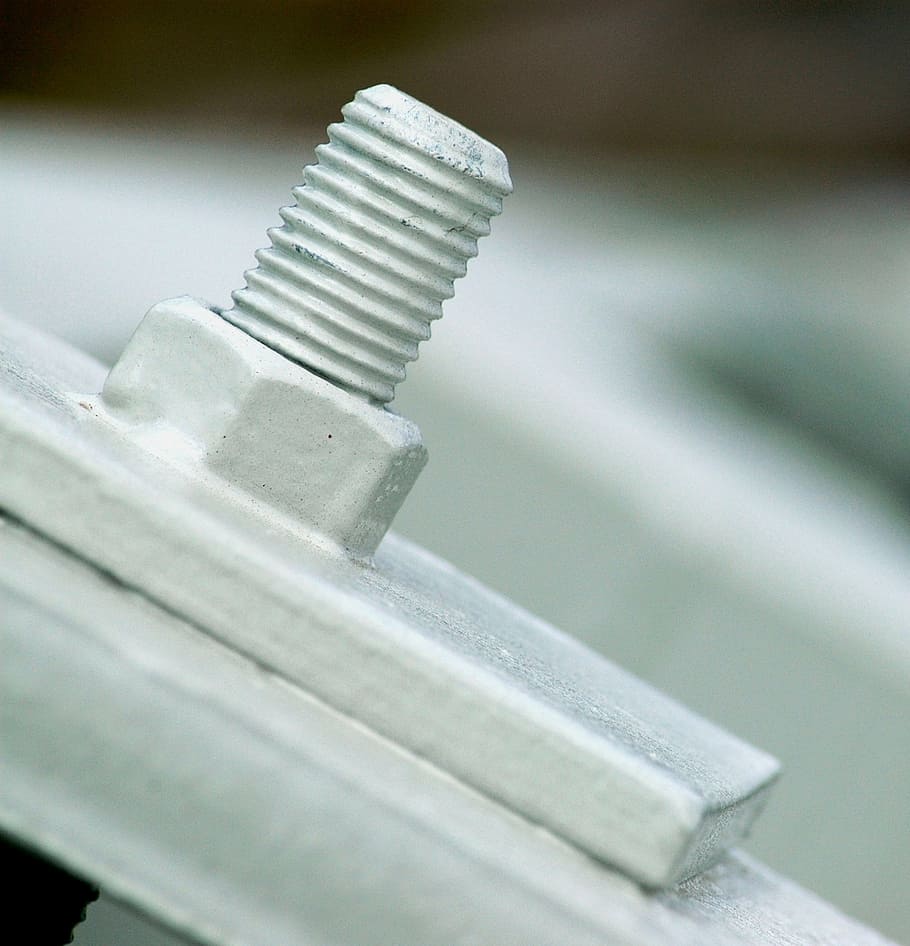 technology, metal, screw, paint, close-up, equipment, industry HD wallpaper