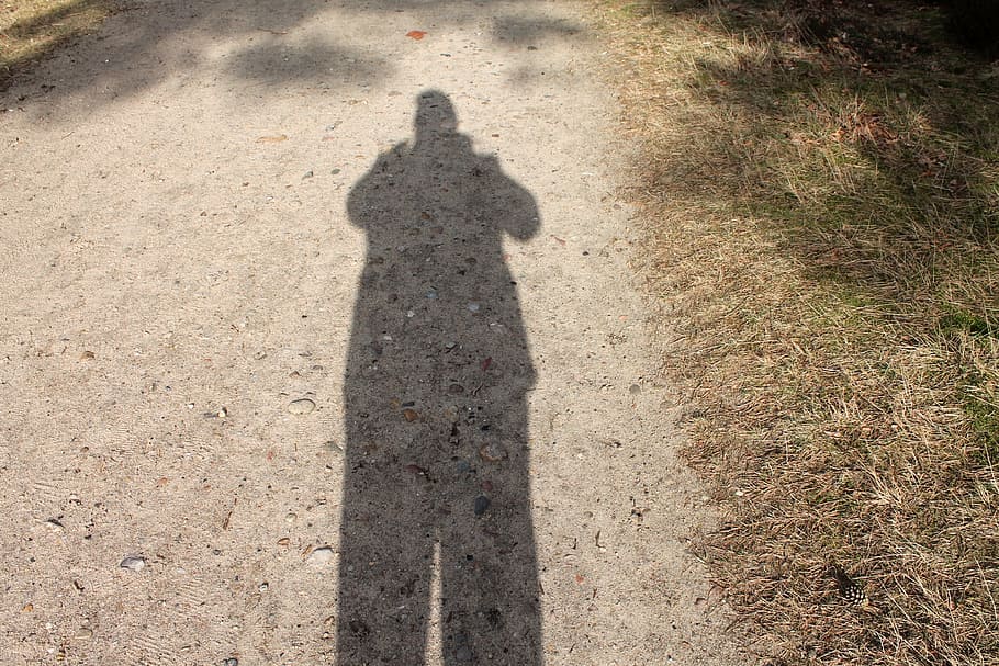 shadow, hispanic, silhuette, man, sunlight, high angle view HD wallpaper