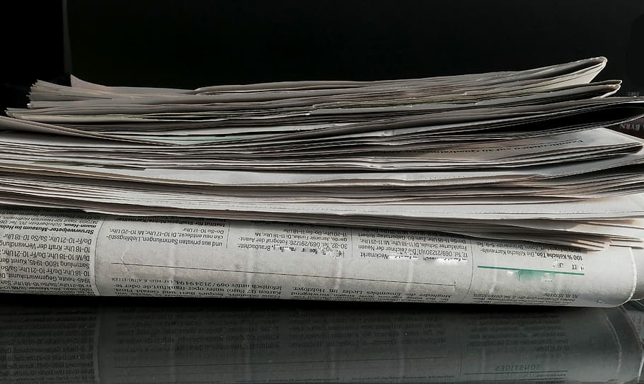 folded newspaper article, journalism, tabloid, journalist, headline