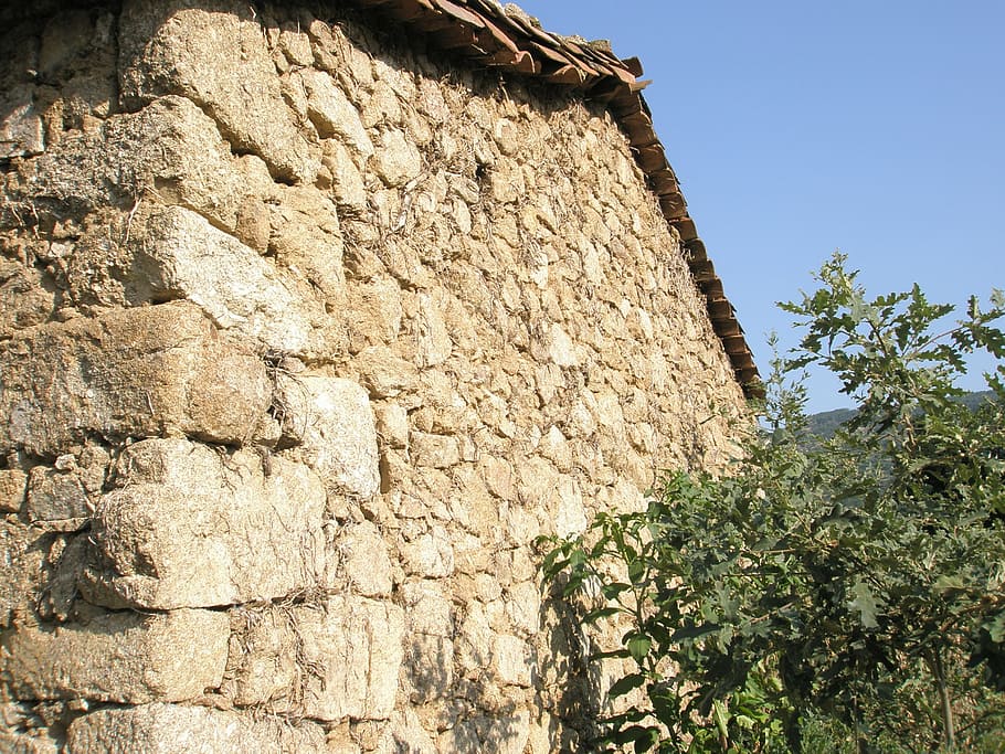 house, old, stone, architecture, built structure, low angle view HD wallpaper