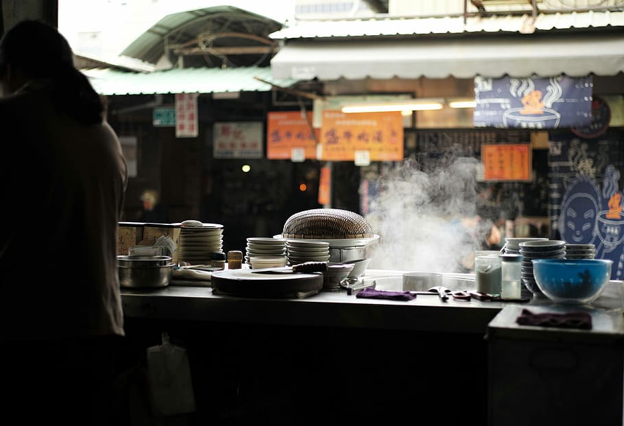 photo of assorted kitchen items, people, restaurant, food, cultures HD wallpaper