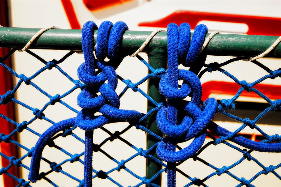 see, nature, blue, fence, metal, safety, close-up, protection HD wallpaper