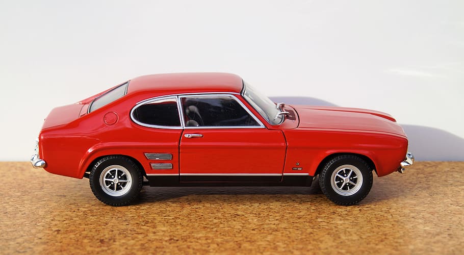 Model Car, Ford, Capri, Capri, Model, Auto, oldtimer, toys HD wallpaper