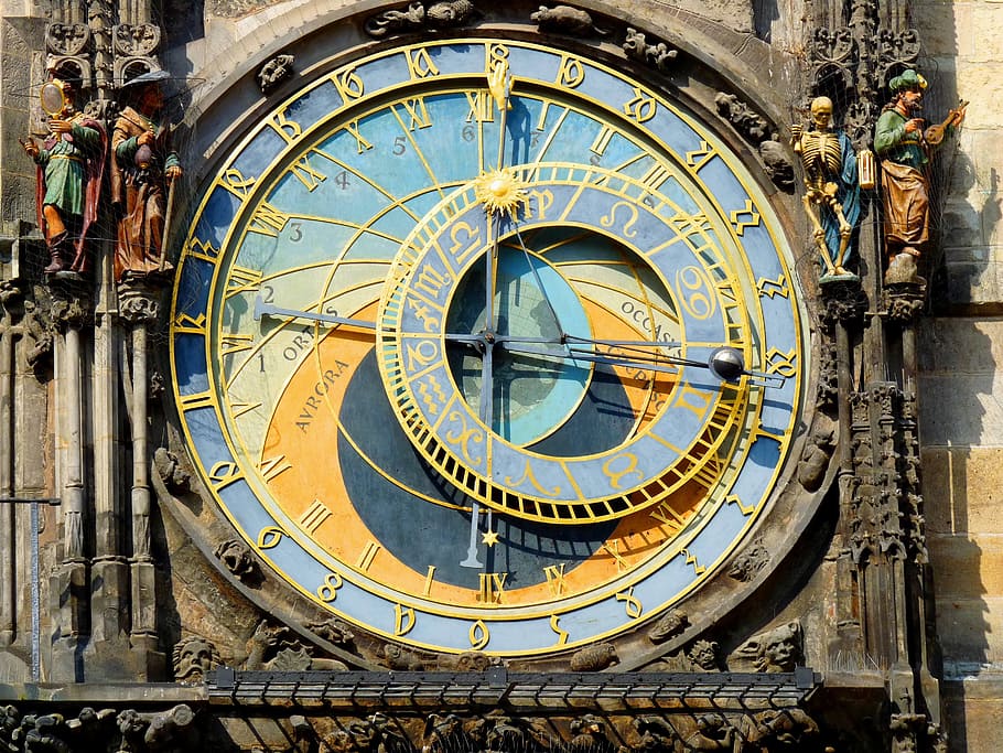 Prague, Old Town, Astronomical Clock, watches, astronomical Clock - Prague