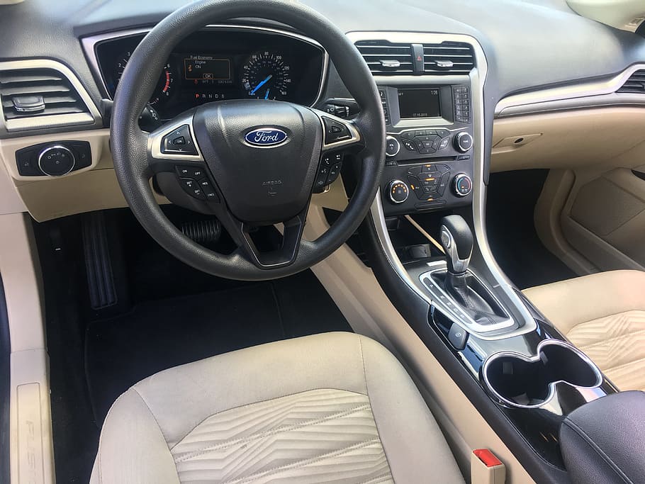 ford, car, interior, automobile, transportation, drive, vehicle HD wallpaper