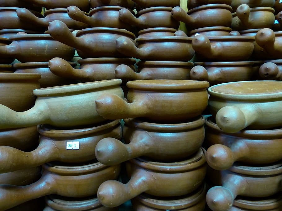 Clay Pot, Earthen, Brown, Clay, Fragile, sound, potters, pottery HD wallpaper