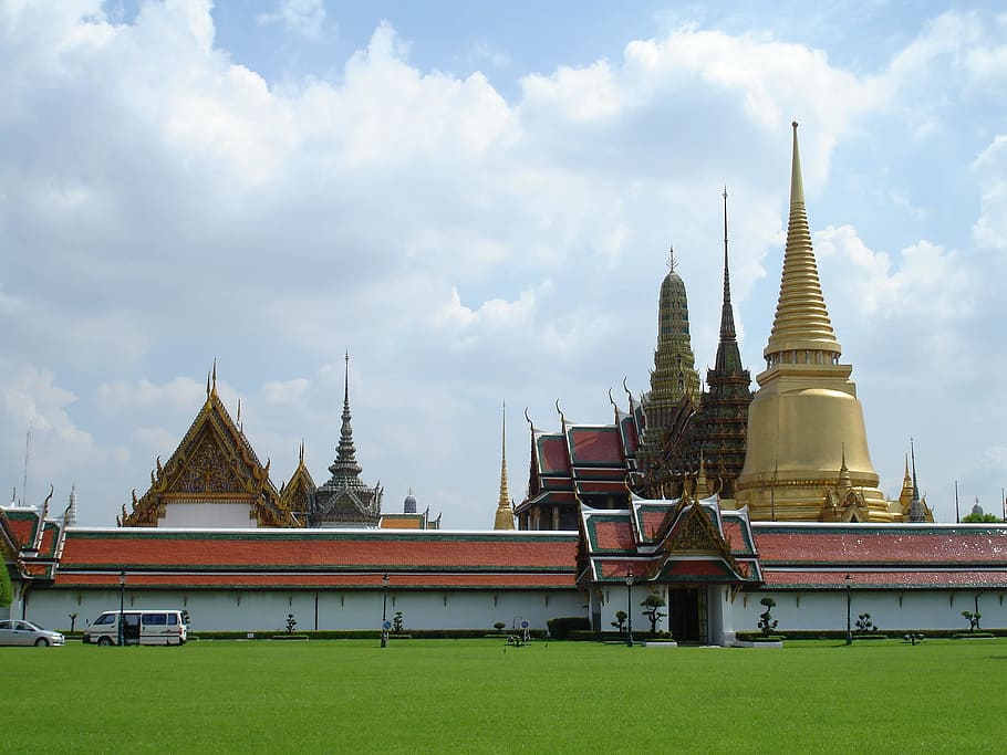 bangkok, temple, thailand, built structure, architecture, religion HD wallpaper