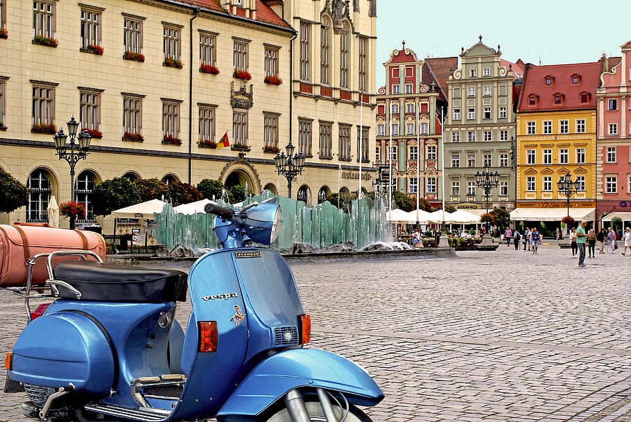 wrocław, the market, the old town, architecture, poland, townhouses, HD wallpaper