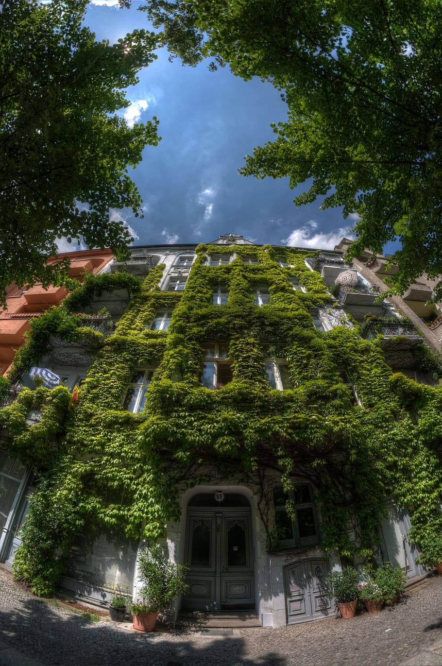 berlin, house, summer, architecture, urban, germany, apartment HD wallpaper