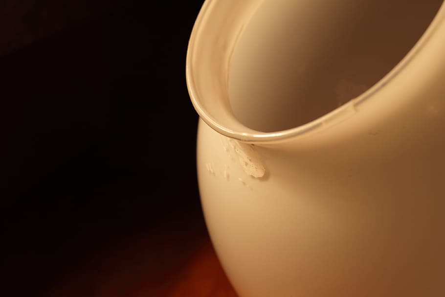 Focus, Lamp, Light, Crock, drink, food and drink, black background HD wallpaper