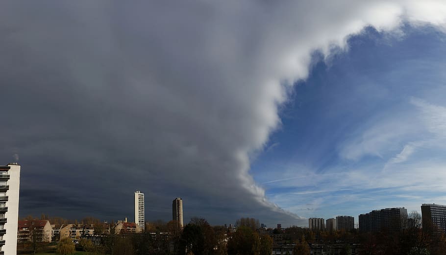 panoramic, nature, sky, outdoors, landscape, cloud, end, bad weather HD wallpaper
