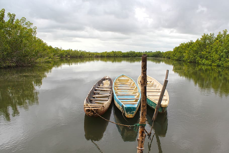 boats, river, summer, water, travel, nature, landscape, tourism HD wallpaper