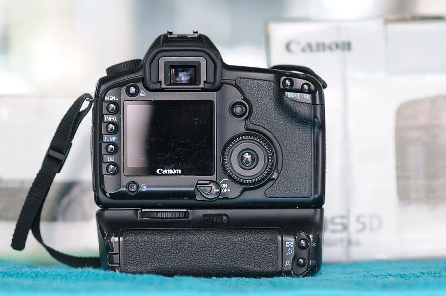 black Canon DSLR camera, lens, digital, photo, camera lens, photography, HD wallpaper