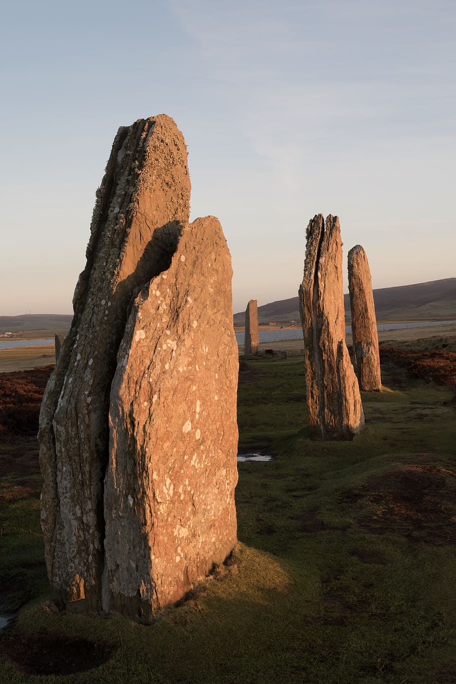scotland, pierre, nature, sky, rock, solid, rock - object, tranquility HD wallpaper