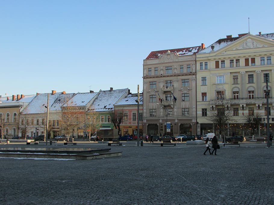 Cluj Napoca, Old Town, Buildings, transylvania, romania, building exterior, HD wallpaper