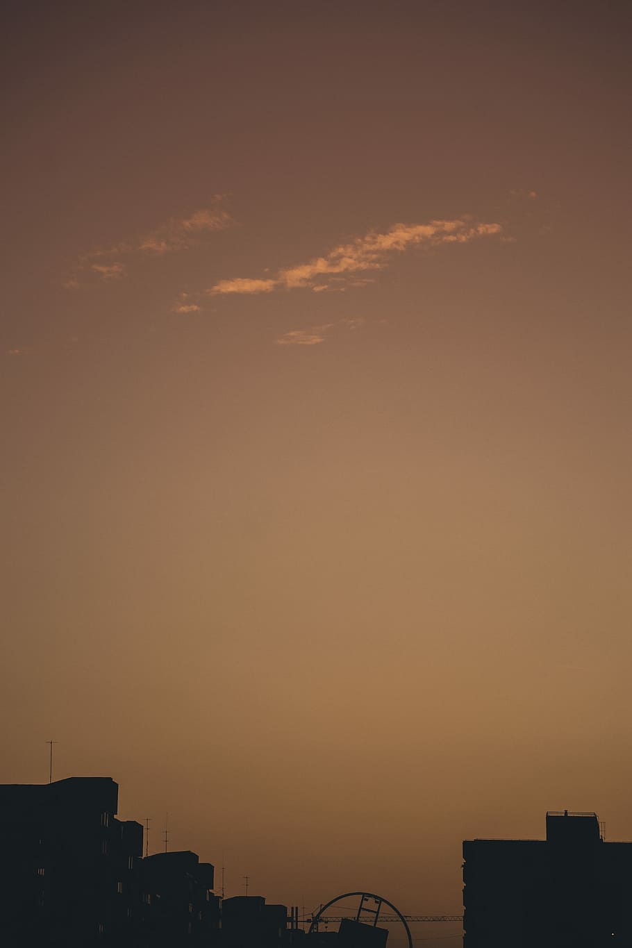 silhouette of building during golden hour, untitled, sunset, city HD wallpaper