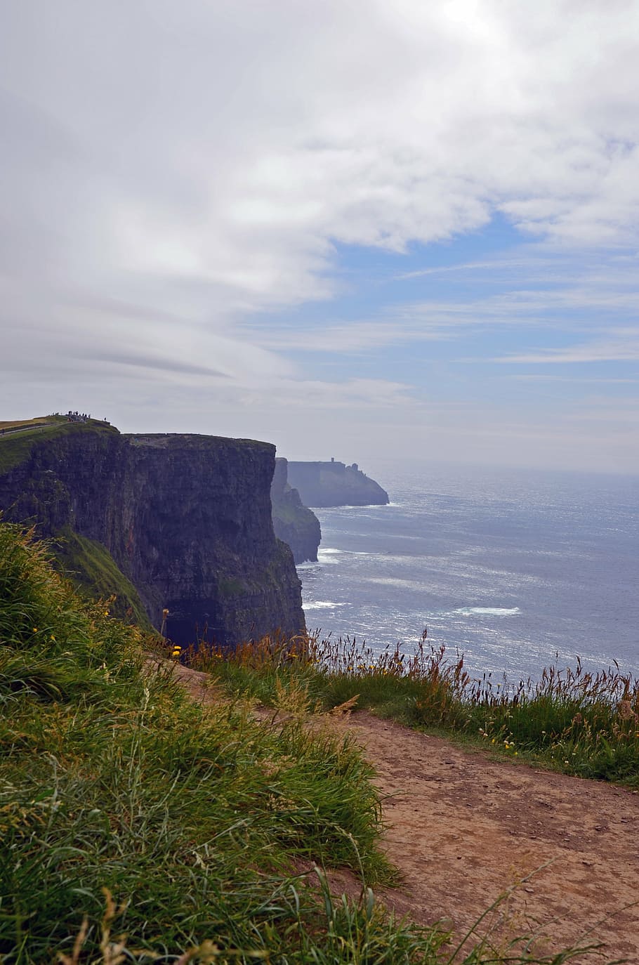 cliffs of moher, ireland, travel, rock, landscape, wilderness, HD wallpaper