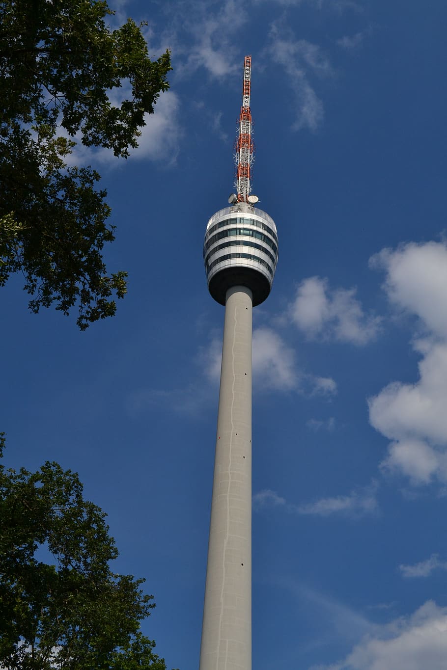 tower, sky, architecture, large, high, landmark, building, stuttgart HD wallpaper
