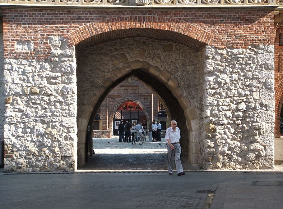 cracow, florian, gate, poland, europe, architecture, krakow HD wallpaper