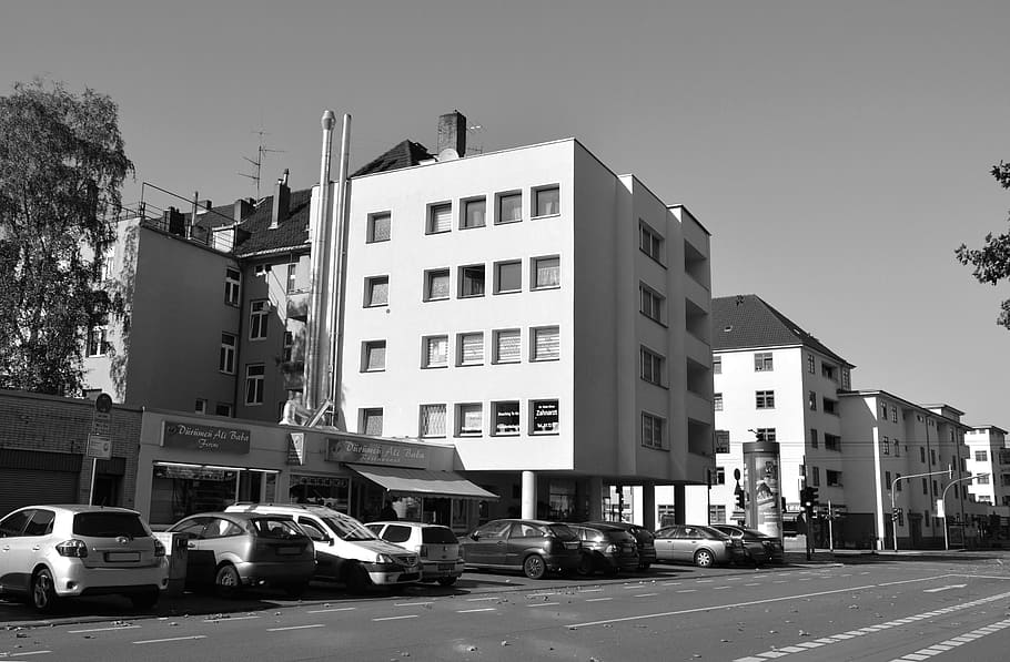 building, book forest, cologne, architecture, urban, corner waldecker heidelberger str HD wallpaper