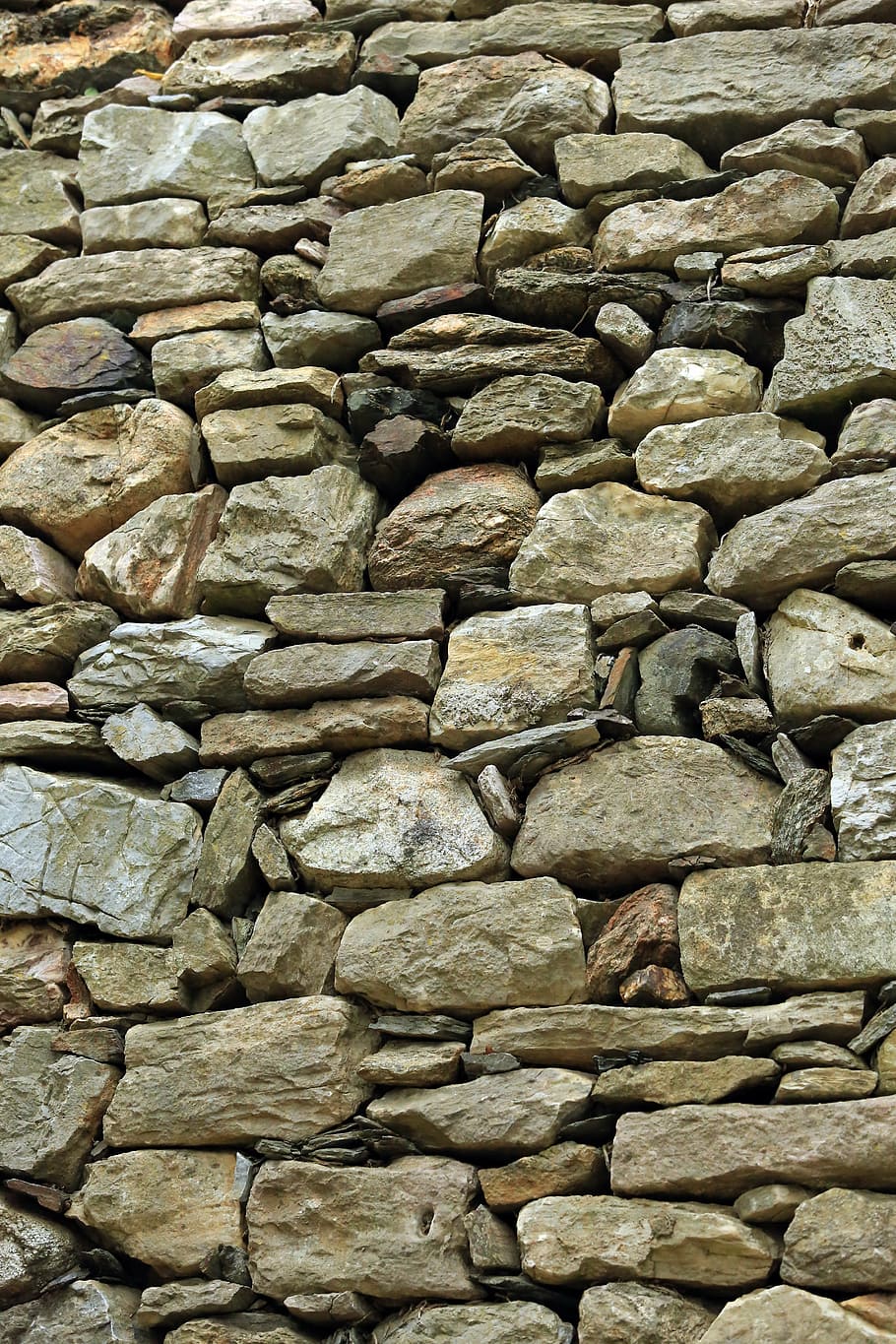 building, dry stone, languedoc, wall, stones, ancient wall HD wallpaper
