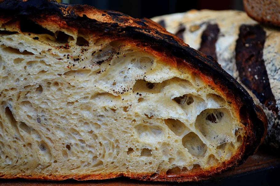 grilled bread, bakery, foods, close-up, food and drink, freshness HD wallpaper