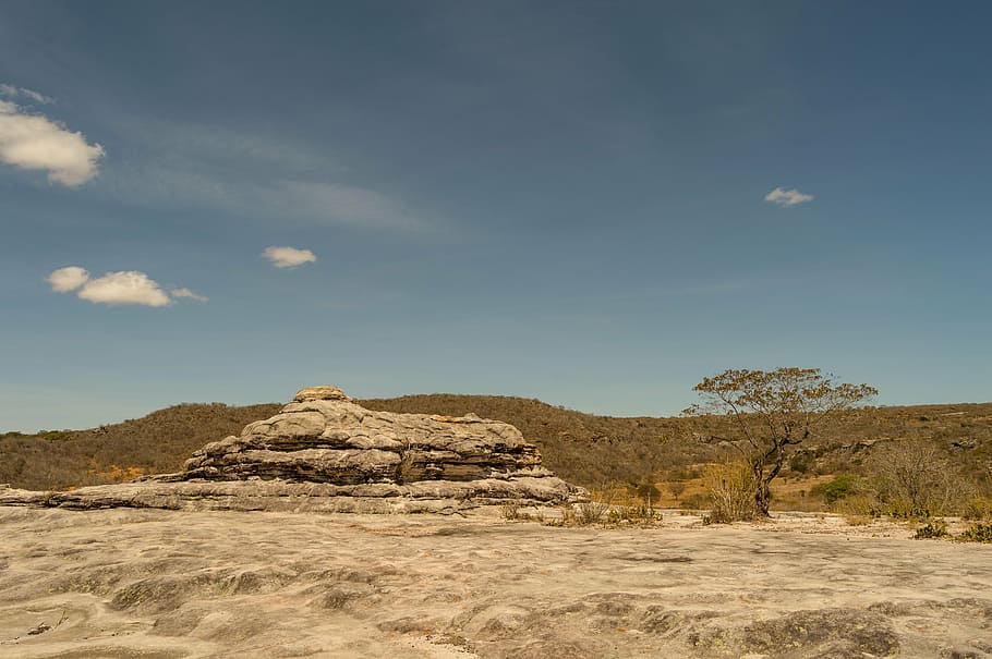rocks, cliffs, catimbau valley, turtle stone, sky, beauty in nature HD wallpaper