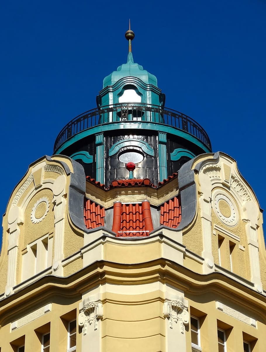 Tower, Railing, Architecture, Facade, exterior, building, roof HD wallpaper