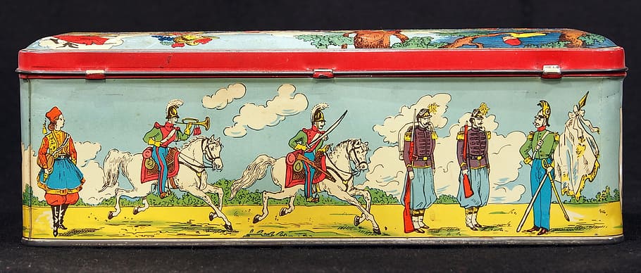 biscottes corvisart, box, tin, package, old, retro, historic HD wallpaper