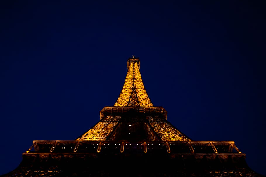 Eiffel Tower, Paris, places, landmark, architecture, structure HD wallpaper