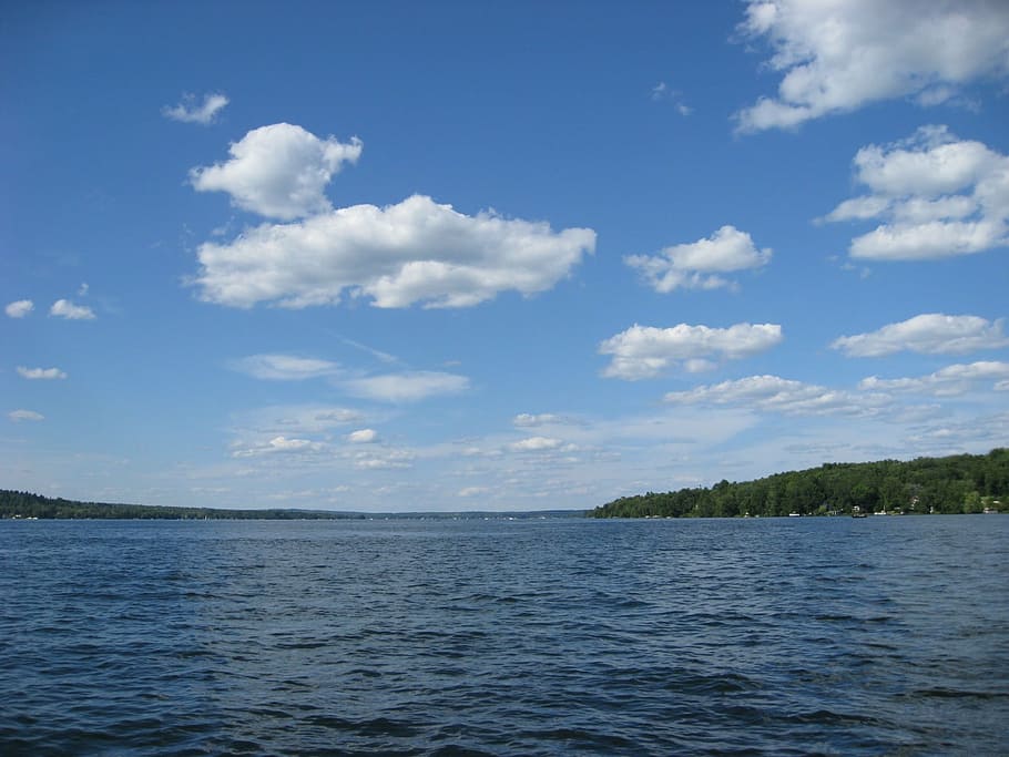 clouds, sky, blue, water, cloud - sky, scenics - nature, beauty in nature HD wallpaper