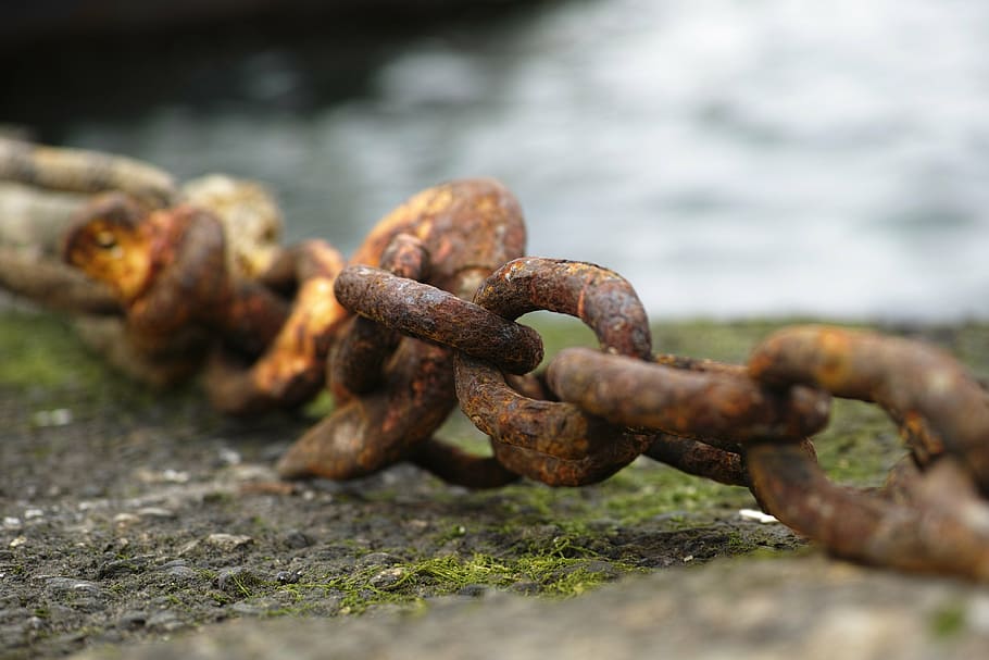 chain, rusty, old, photo, daniel, water, detail, environmental HD wallpaper