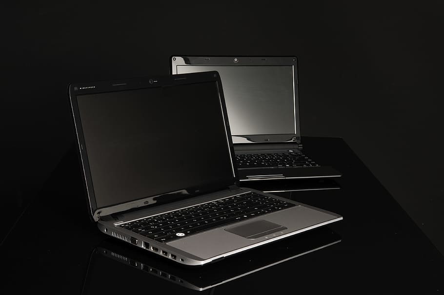 notebook, computer, display, keyboard, technology, communication HD wallpaper