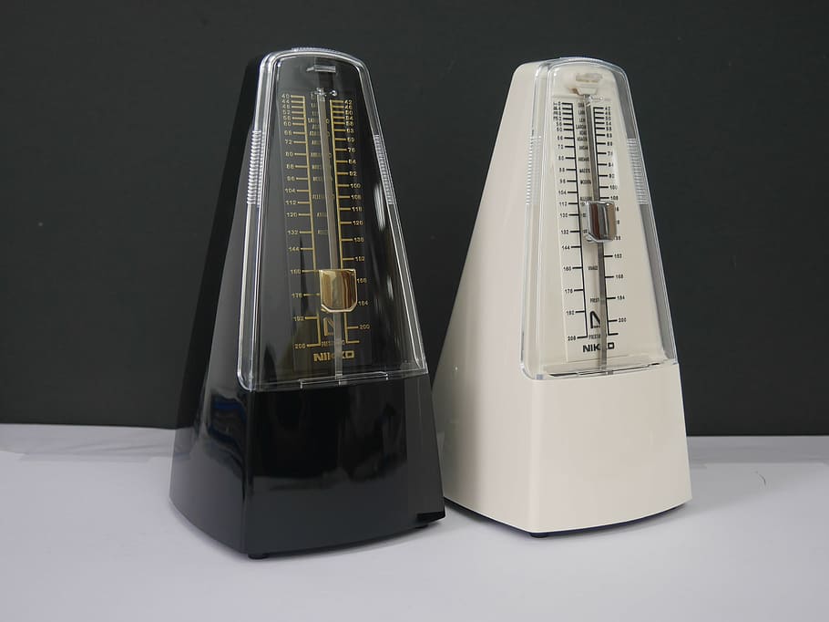 Color Shot Vintage Metronome On Black Stock Photo 268189601 | Shutterstock