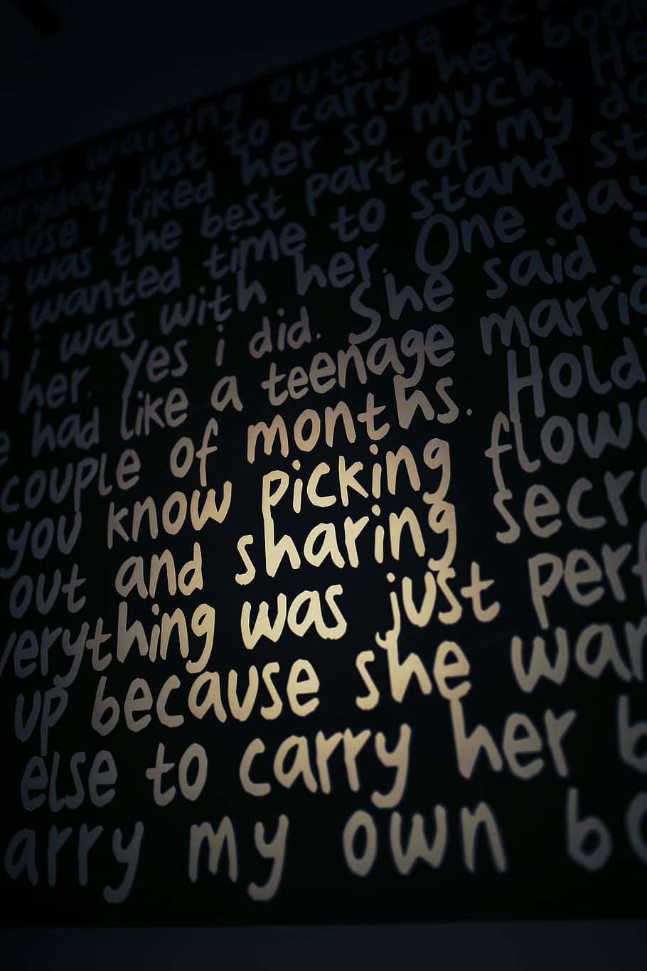 words, painting, sharing, typo, typography, letters, personal, HD wallpaper