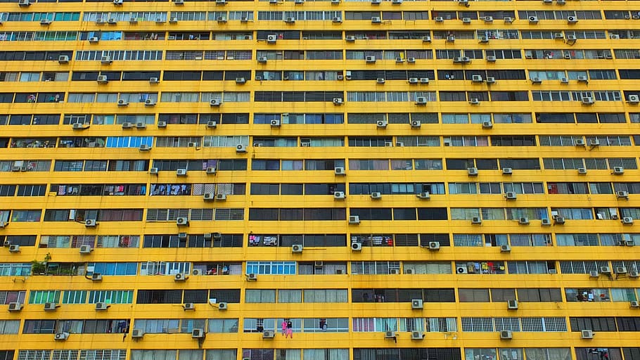 People’s Park Complex, Chinatown., untitled, building, pattern HD wallpaper