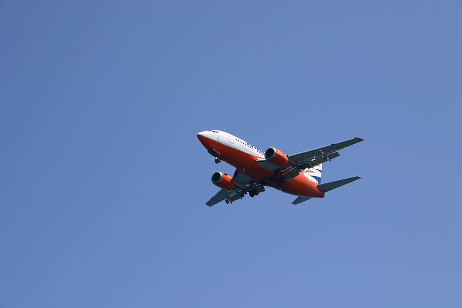 the plane, sky, greece, airplane, transportation, commercial Airplane HD wallpaper