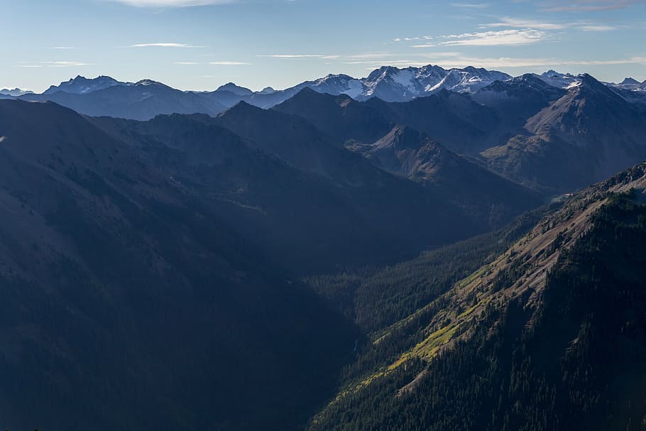 mountains, crags, range, landscape, ridge, mountain range, scenics - nature HD wallpaper