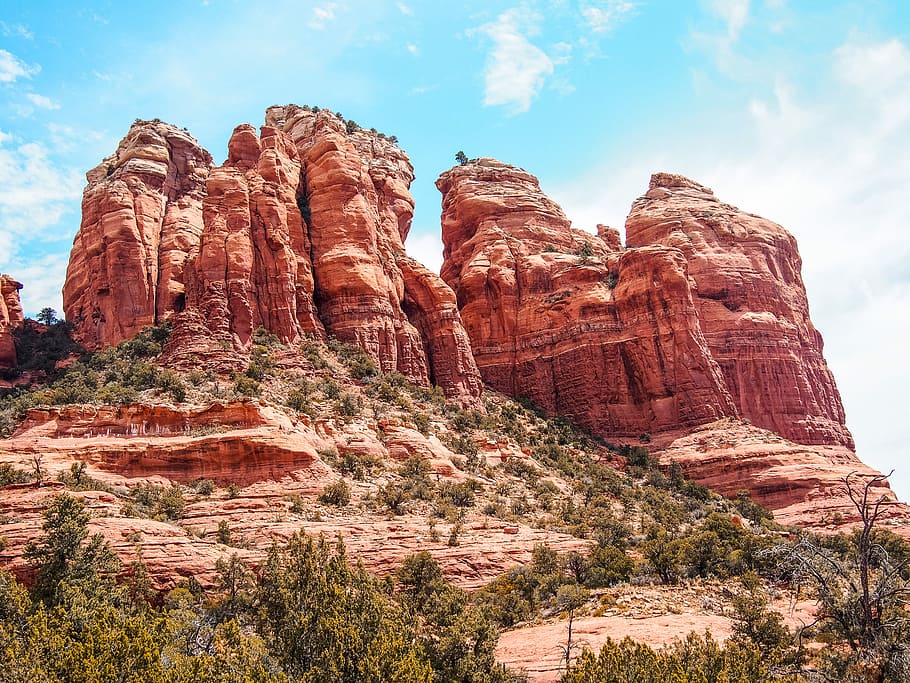 Grand Canyon, Utah during day, brown rock boulders under clear blue sky during daytime HD wallpaper