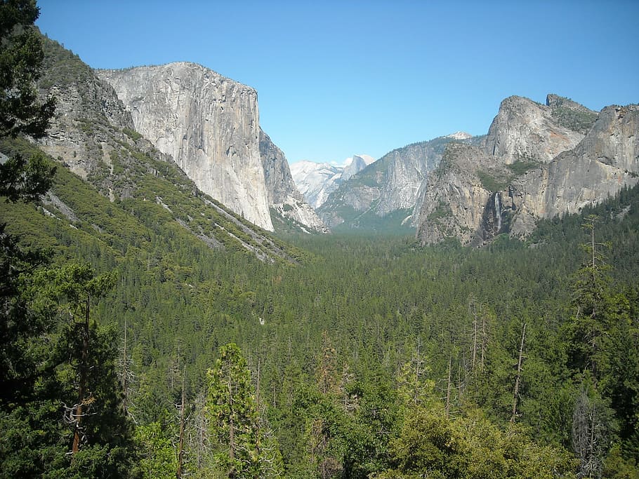 yosemite, national, park, tunnel, view, landscape, california, HD wallpaper