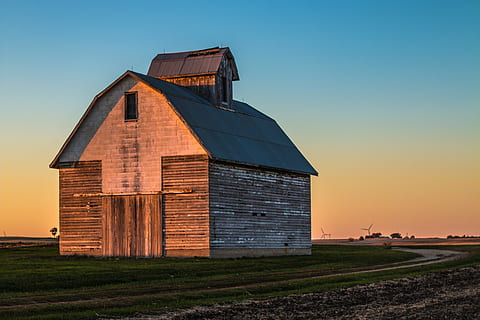 brown yarn, barn, sunset, aging, rustic, rural, countryside HD wallpaper