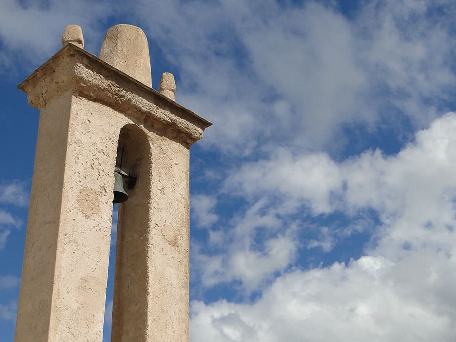 steeple, corsica, cloud mood, architecture, built structure HD wallpaper