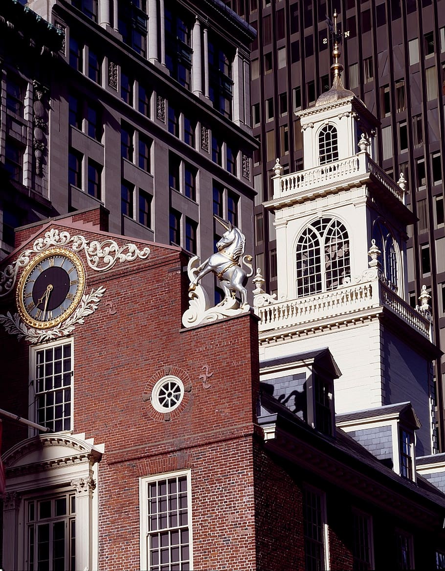 old statehouse, boston, massachusetts, city, cities, urban, HD wallpaper