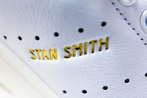 close up photo of adidas Stan Smith 
