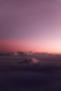 white clouds wallpaper, birds eye view photography of cloudy sky HD wallpaper