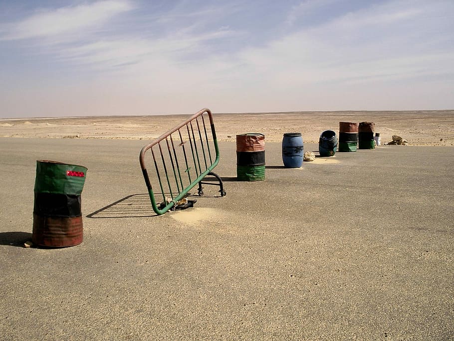 Bogus, Desert, Checkpoint, Road, this is bogus, egypt, day HD wallpaper